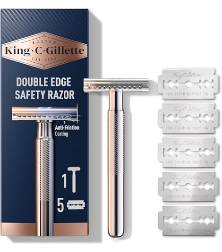 Gillette Heritage Safety Razor Kit includes Double Edge Safety